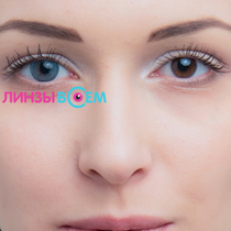 Цветные линзы EOS 201 Blue Фото 3